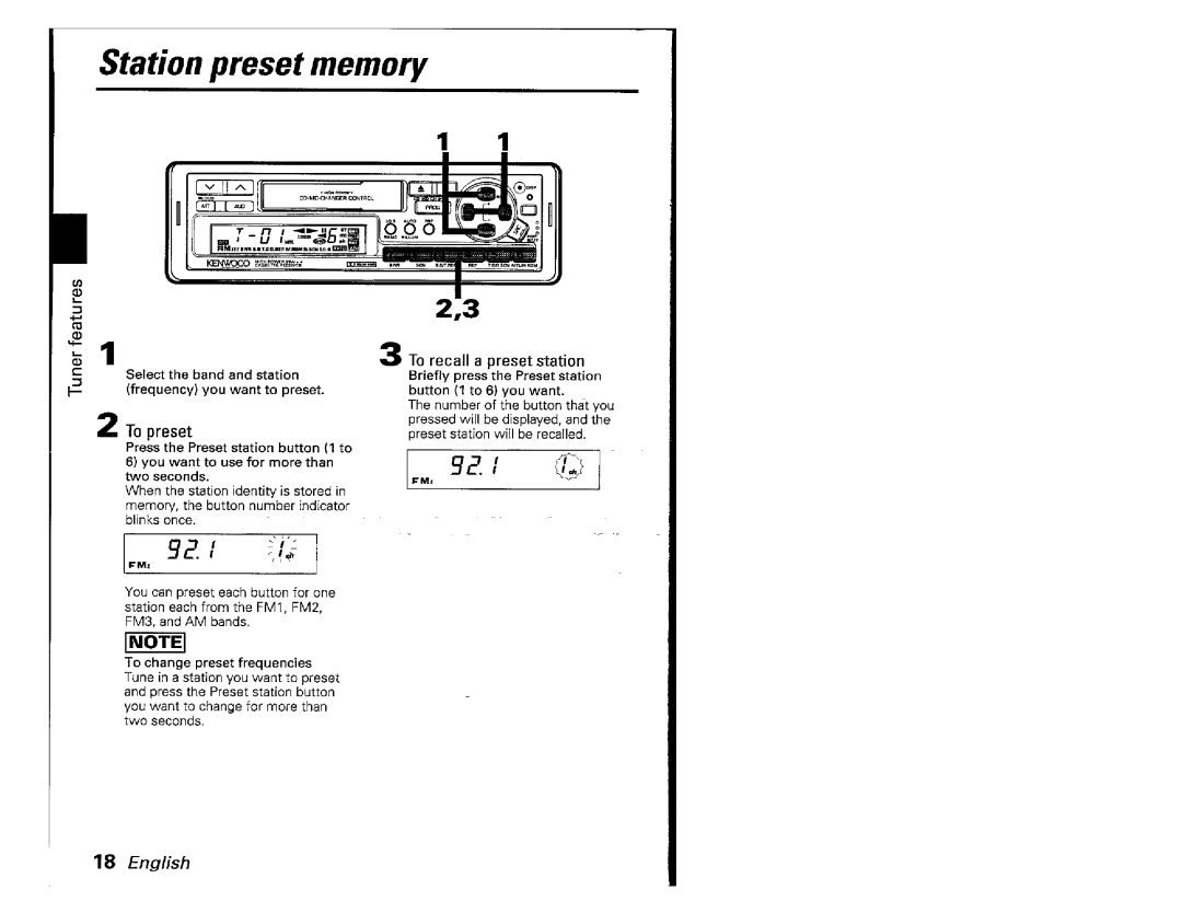 Kenwood KRC-601, KRC701 manual 