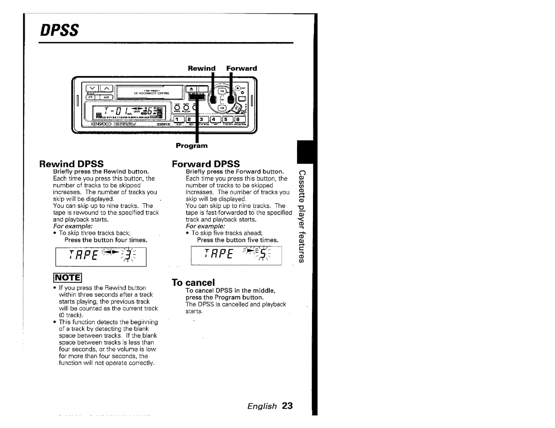 Kenwood KRC701, KRC-601 manual 