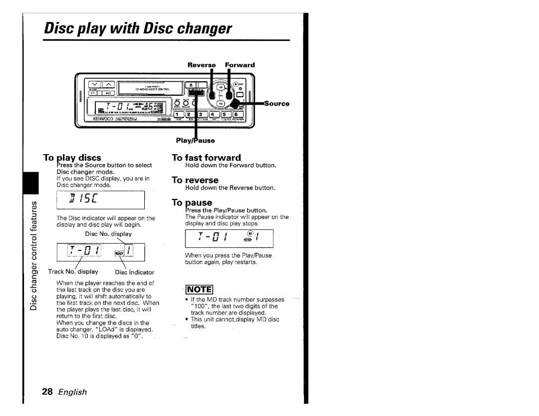 Kenwood KRC-601, KRC701 manual 