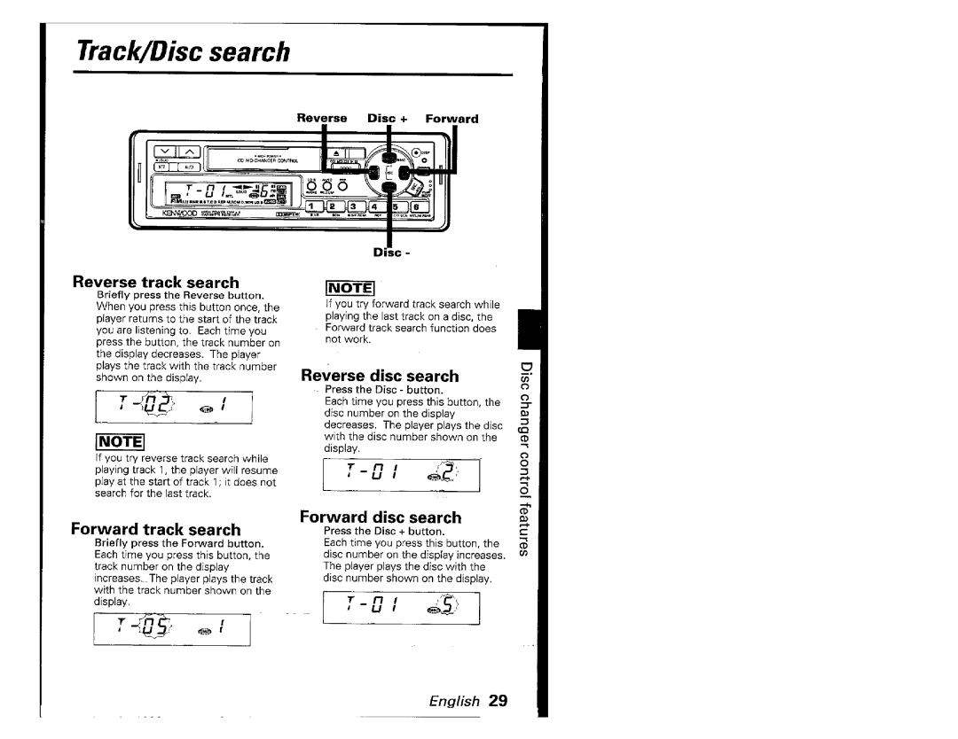 Kenwood KRC701, KRC-601 manual 