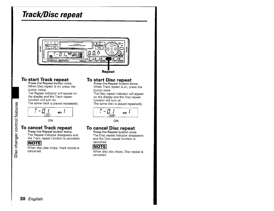 Kenwood KRC-601, KRC701 manual 