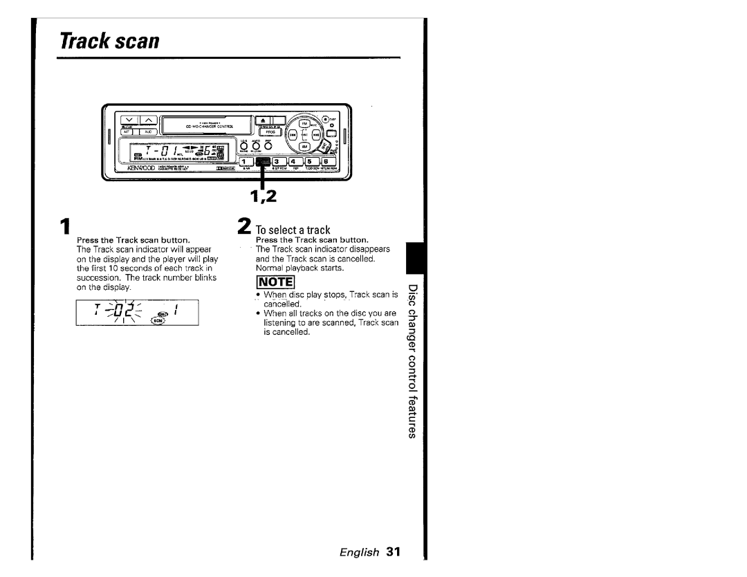 Kenwood KRC701, KRC-601 manual 