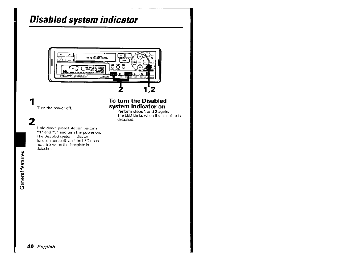 Kenwood KRC-601, KRC701 manual 