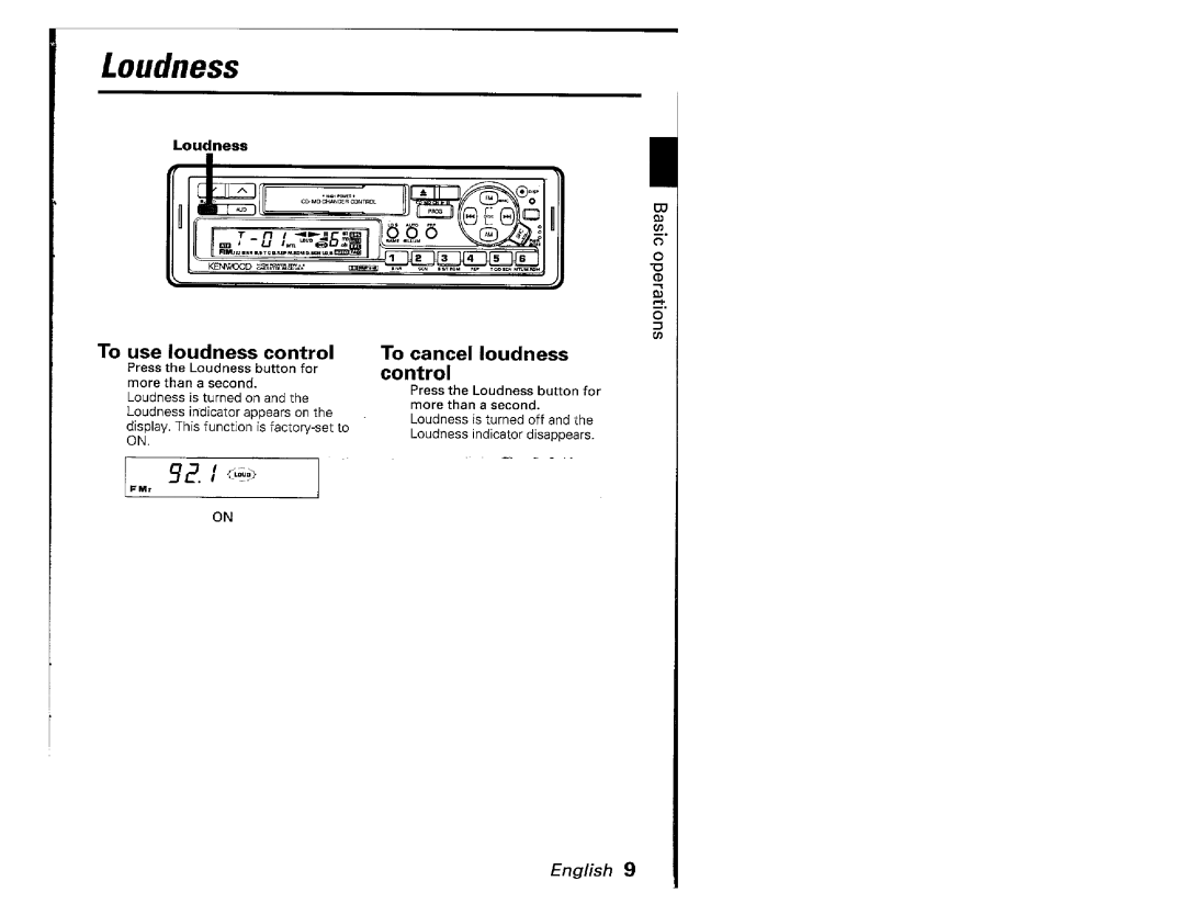 Kenwood KRC701, KRC-601 manual 