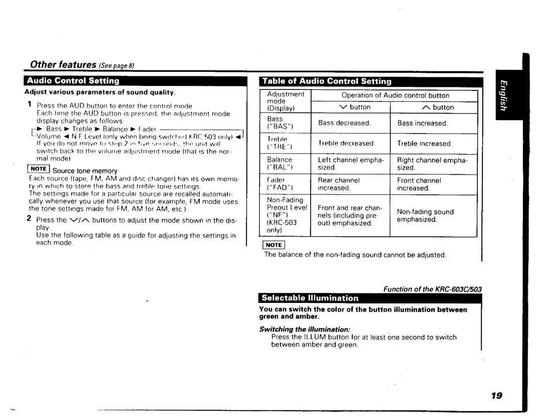 Kenwood KRC-603C manual 