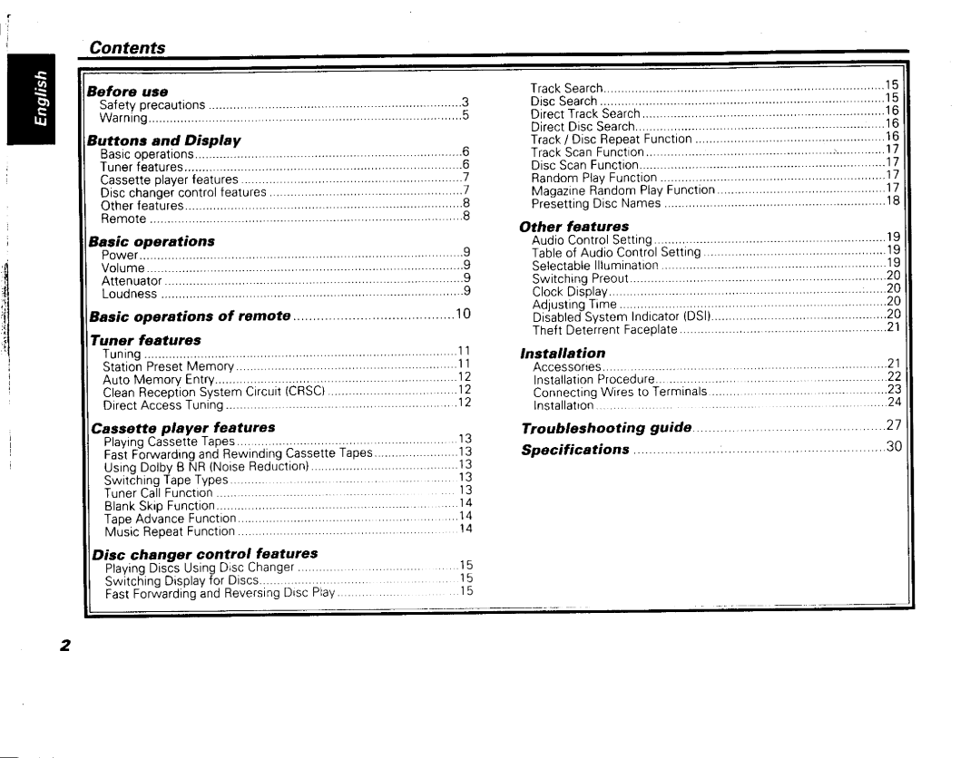 Kenwood KRC-603C manual 