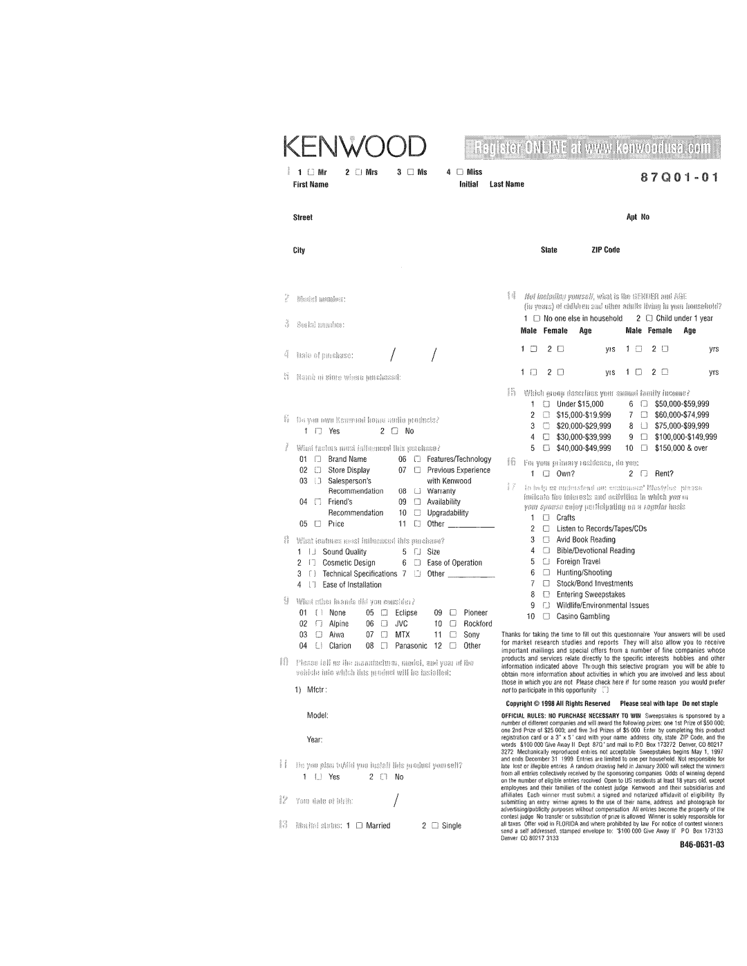 Kenwood KRC-708, KRC-X858 instruction manual 