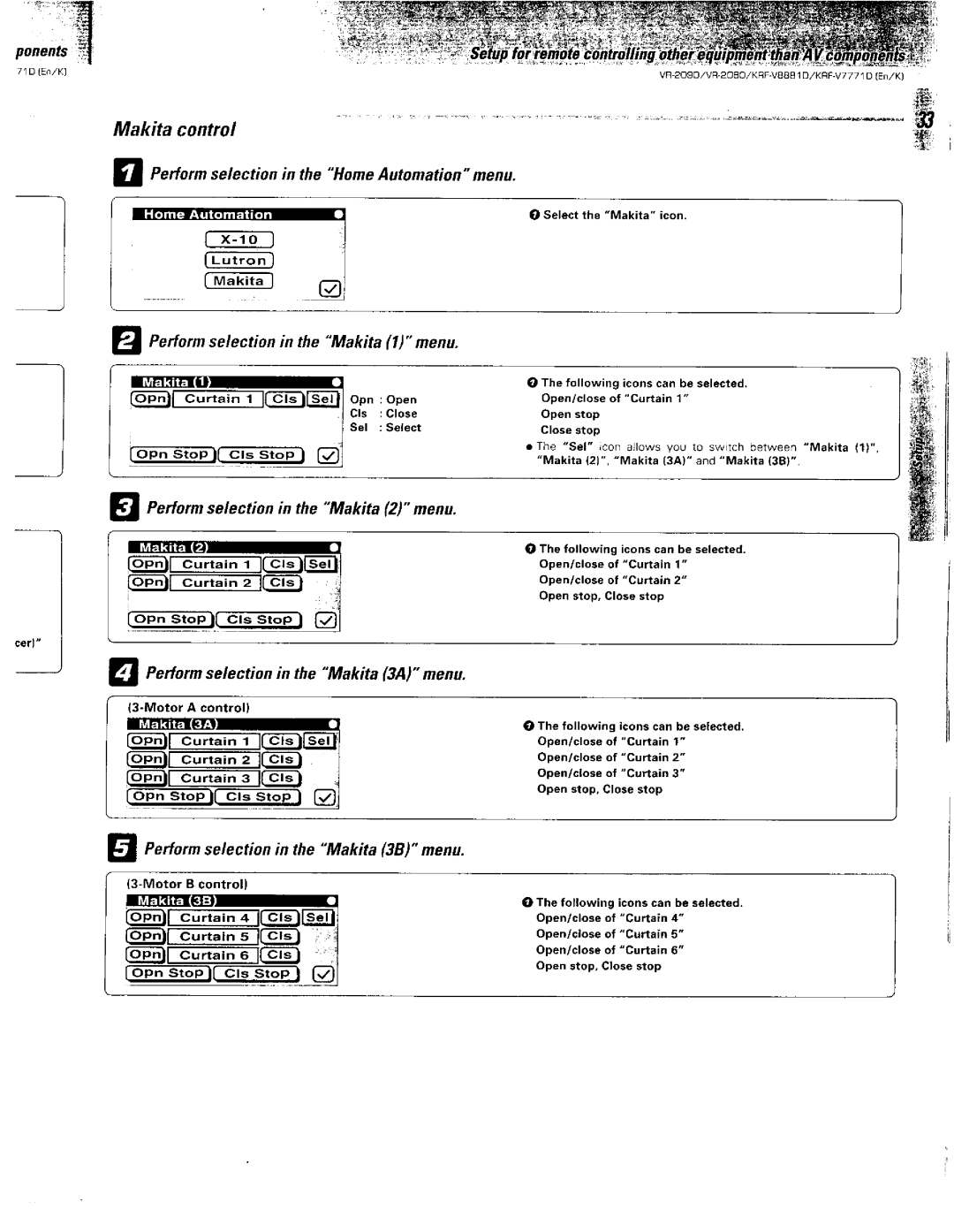 Kenwood KRF-V8881 D, VR-2090, VR-2080 manual 