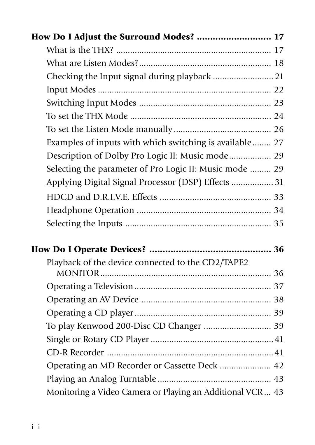 Kenwood KRF-X7775D manual How Do I Adjust the Surround Modes? 