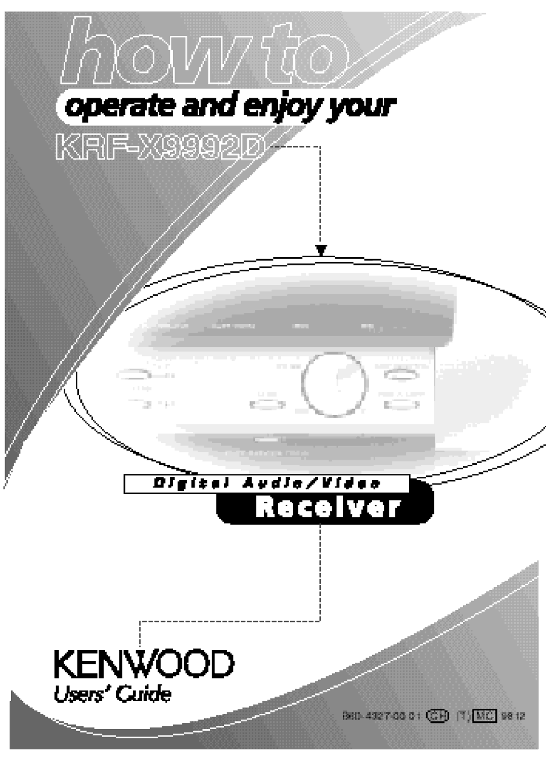 Kenwood KRF-X9992D manual 