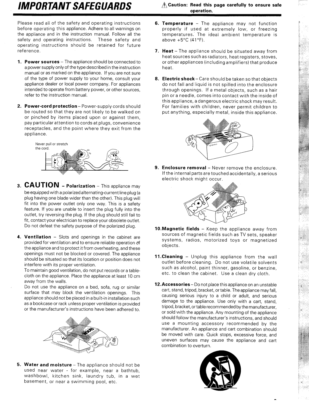 Kenwood KS-303HT manual 