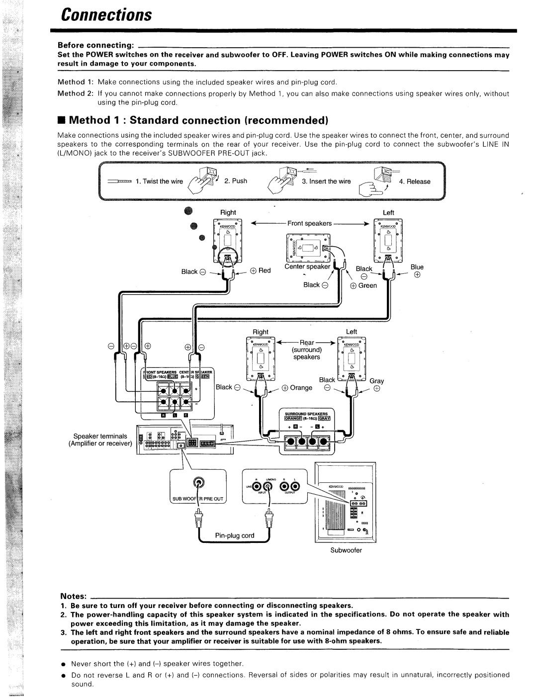 Kenwood KS-303HT manual 