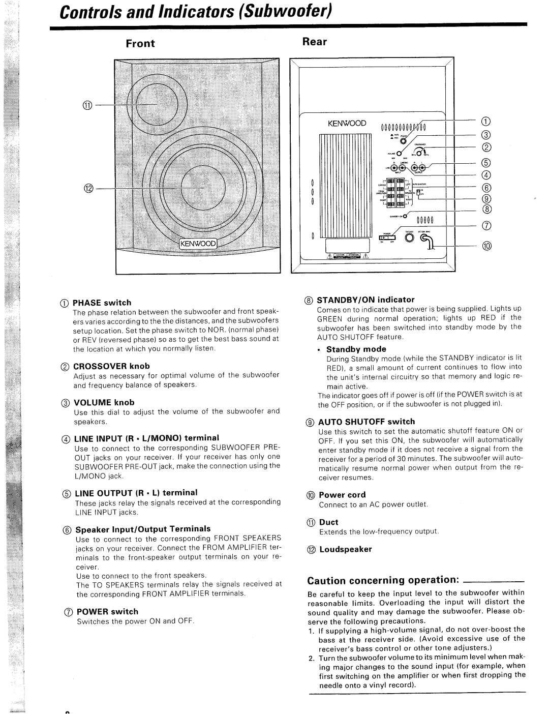 Kenwood KS-303HT manual 