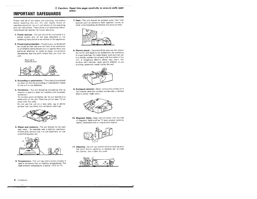 Kenwood KT-5020L manual 