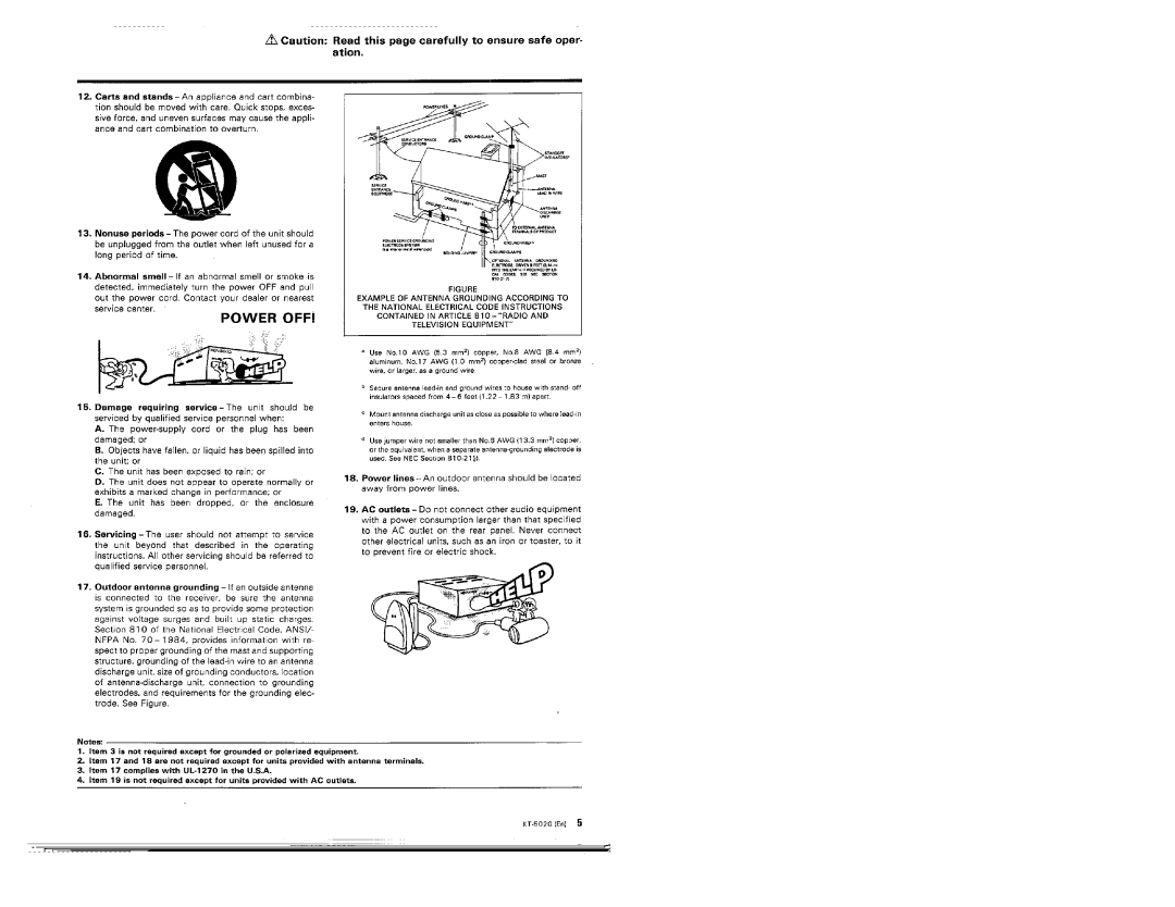 Kenwood KT-5020L manual 