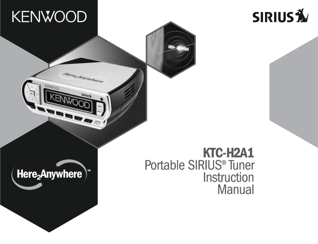 Kenwood KTC-H2A1 manual 