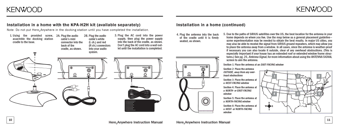 Kenwood KTC-H2A1 manual 