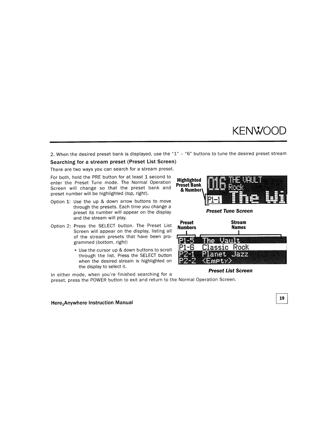 Kenwood KTC=H2A1 manual 