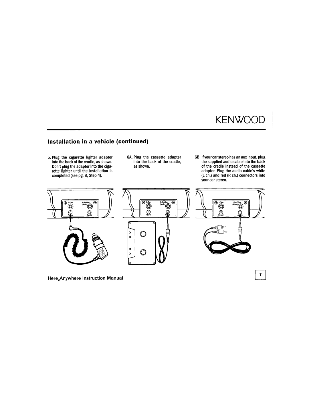 Kenwood KTC=H2A1 manual 