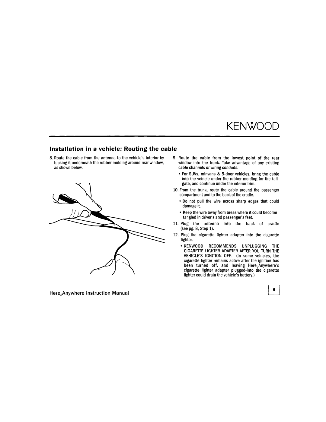 Kenwood KTC=H2A1 manual 