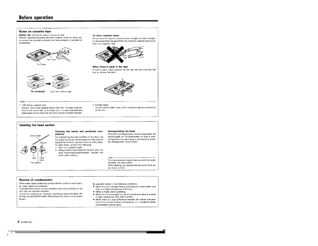 Kenwood KX-5550 manual 