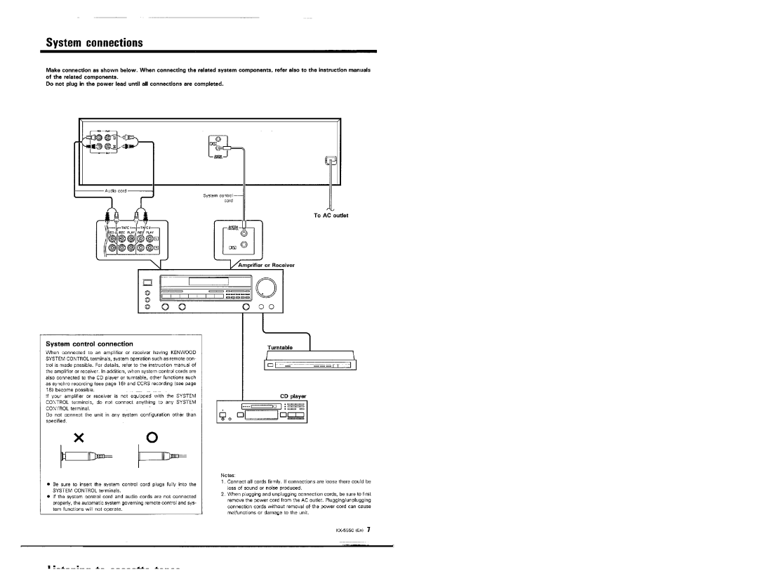 Kenwood KX-5550 manual 