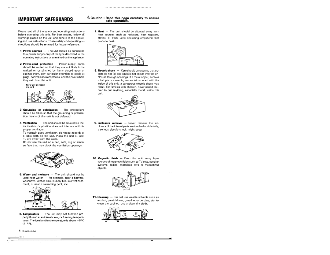 Kenwood KX-W4040 manual 