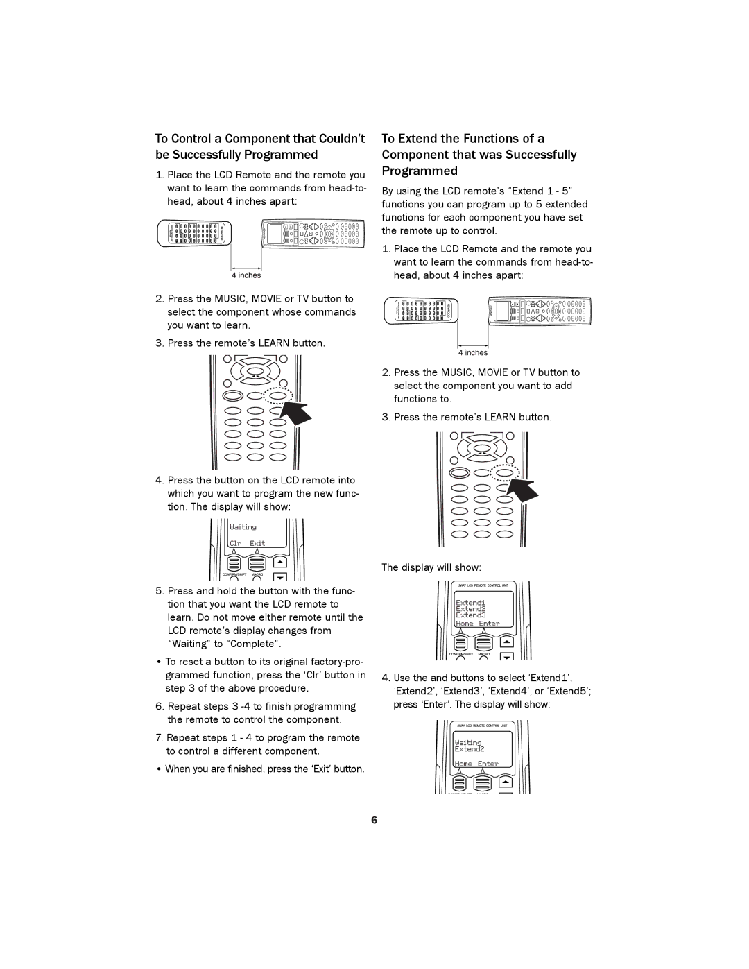 Kenwood LCD Remote Control manual 