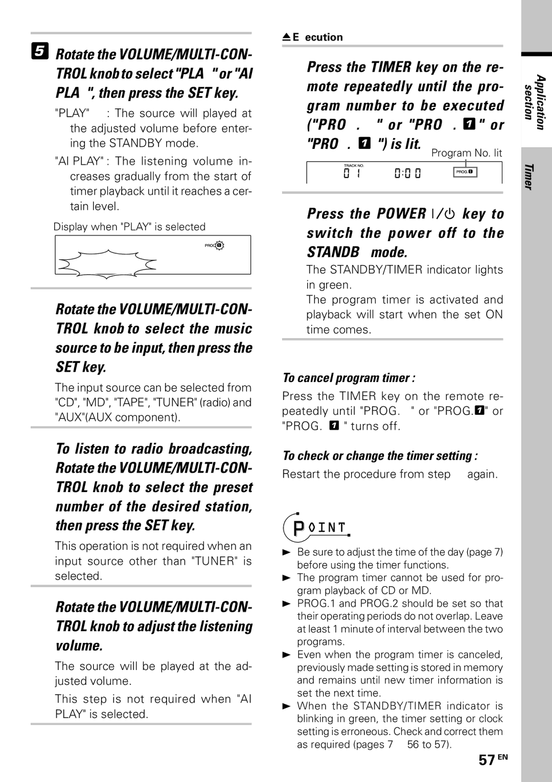 Kenwood MDX-G3 instruction manual A Y, 57 EN 