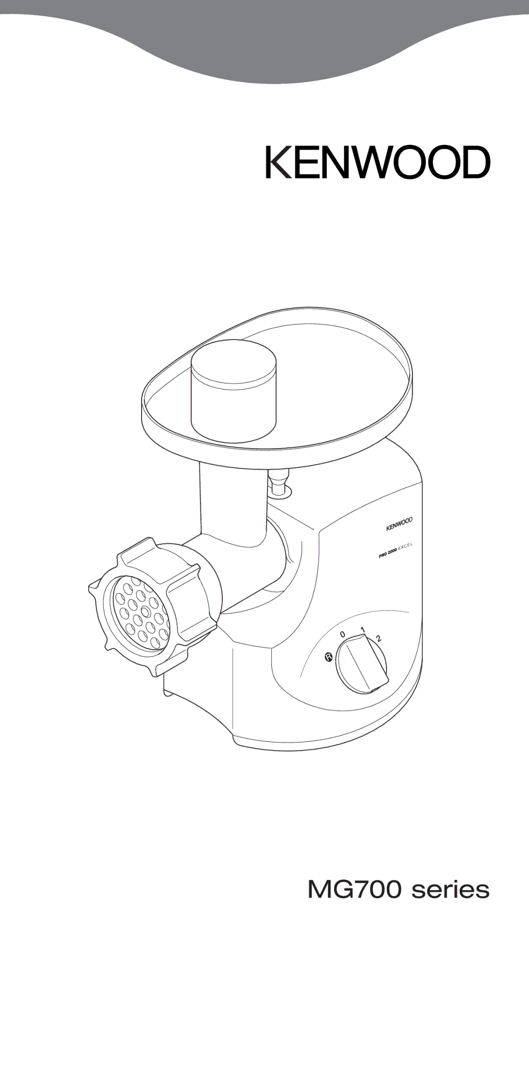 Kenwood manual MG700 series 