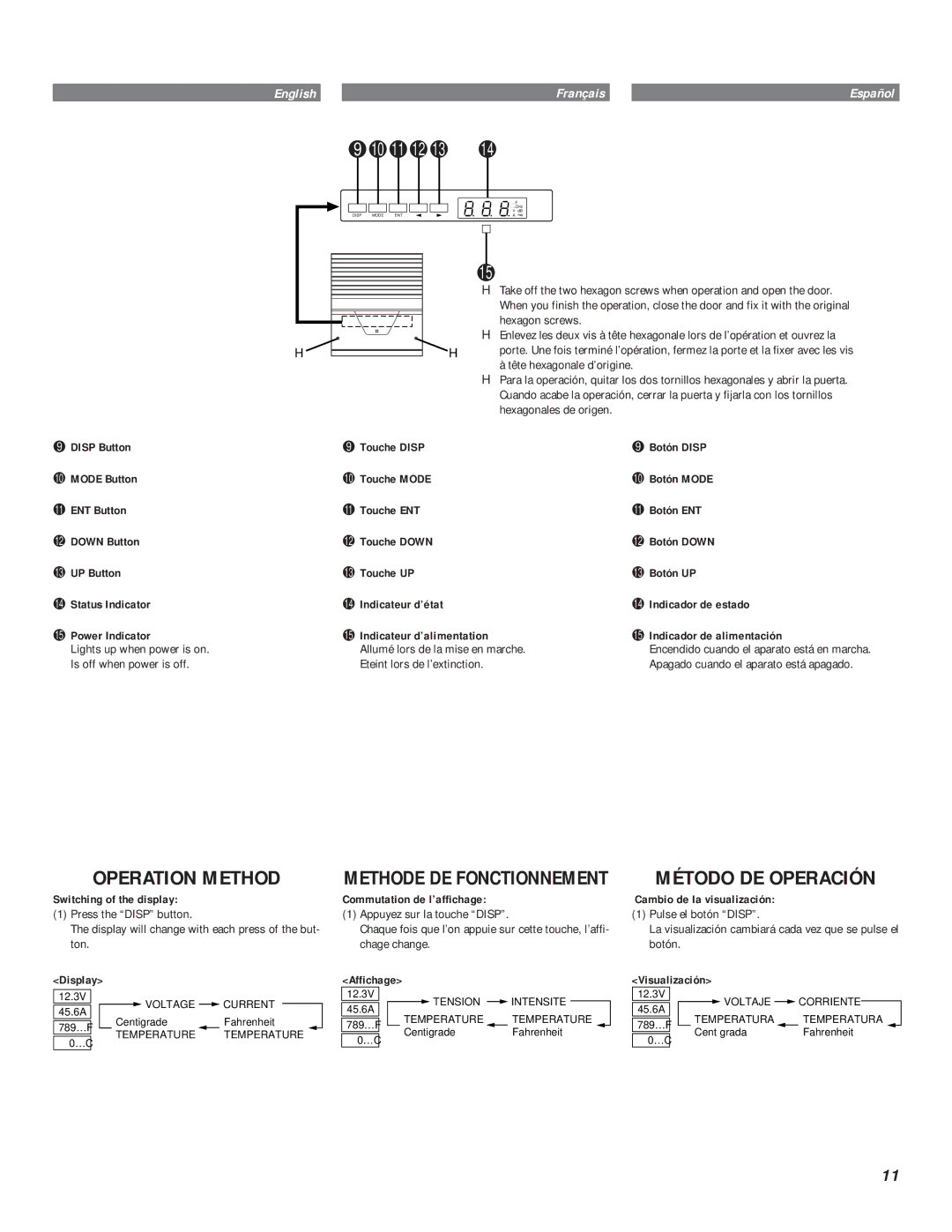 Kenwood MRD-M500, MRD-M300 owner manual Operation Method 