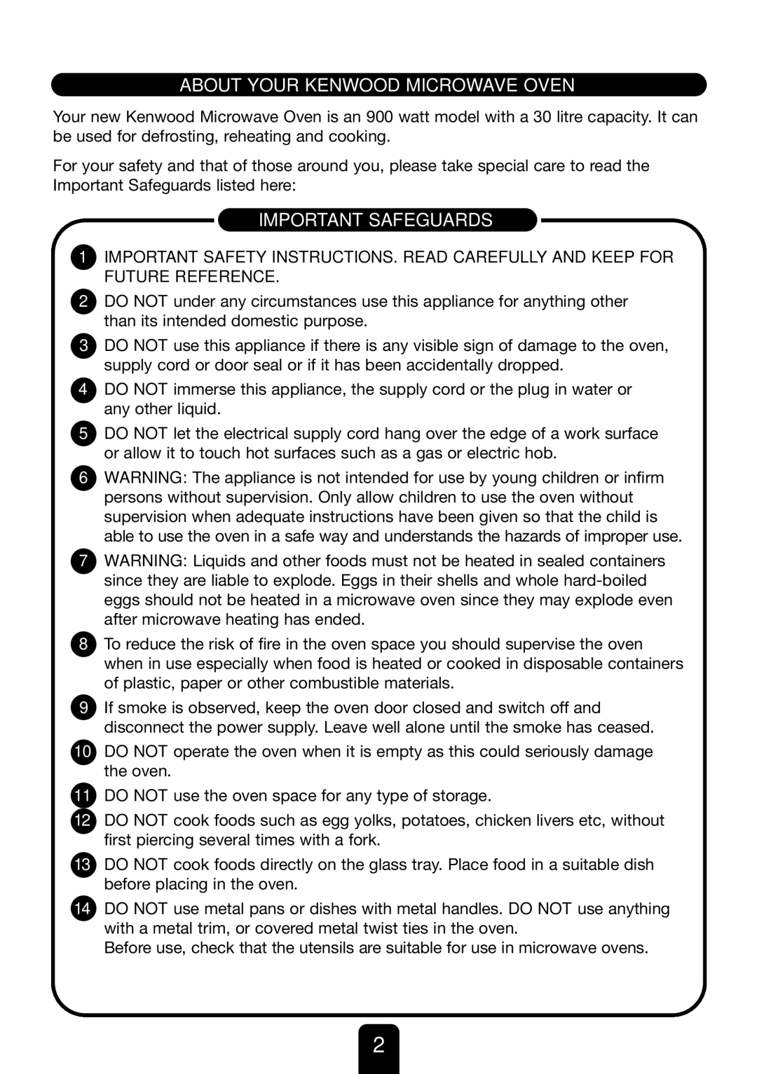 Kenwood MW761E manual About Your Kenwood Microwave Oven, Important Safeguards 