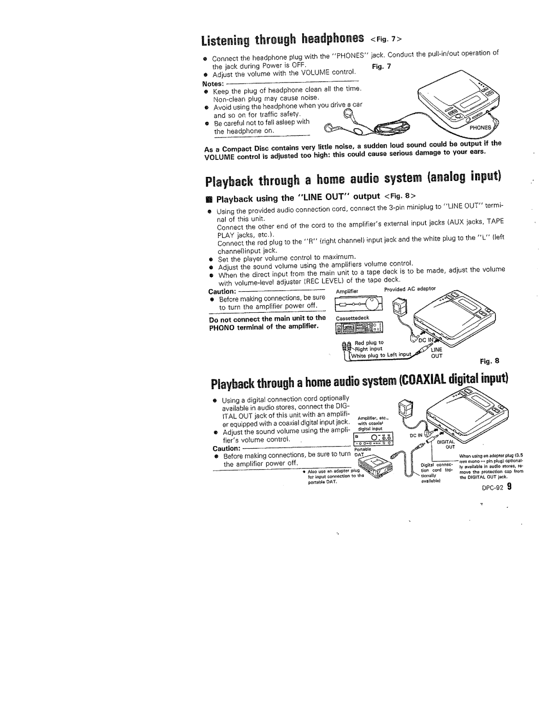 Kenwood DPC-42, Portable CD Player, 313 manual 