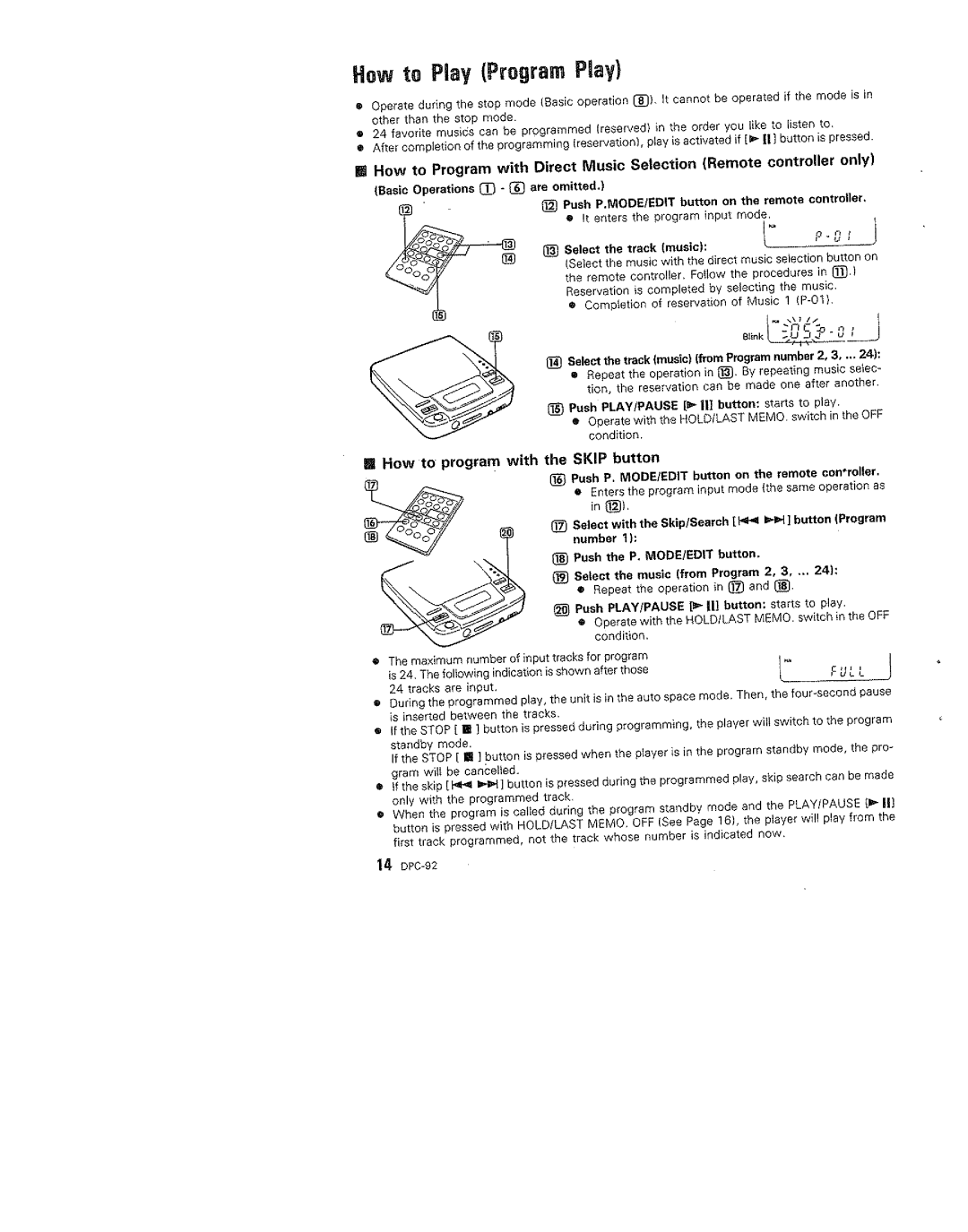 Kenwood Portable CD Player, DPC-42, 313 manual 