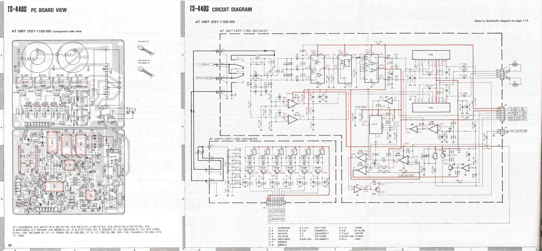 Kenwood PS-50, SP-430, PS-430, MB-430, AT-440, VS-1, YK-88SN, YK-88CN specifications 