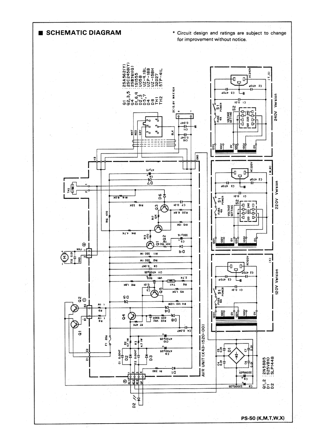 Kenwood PS-50 manual 