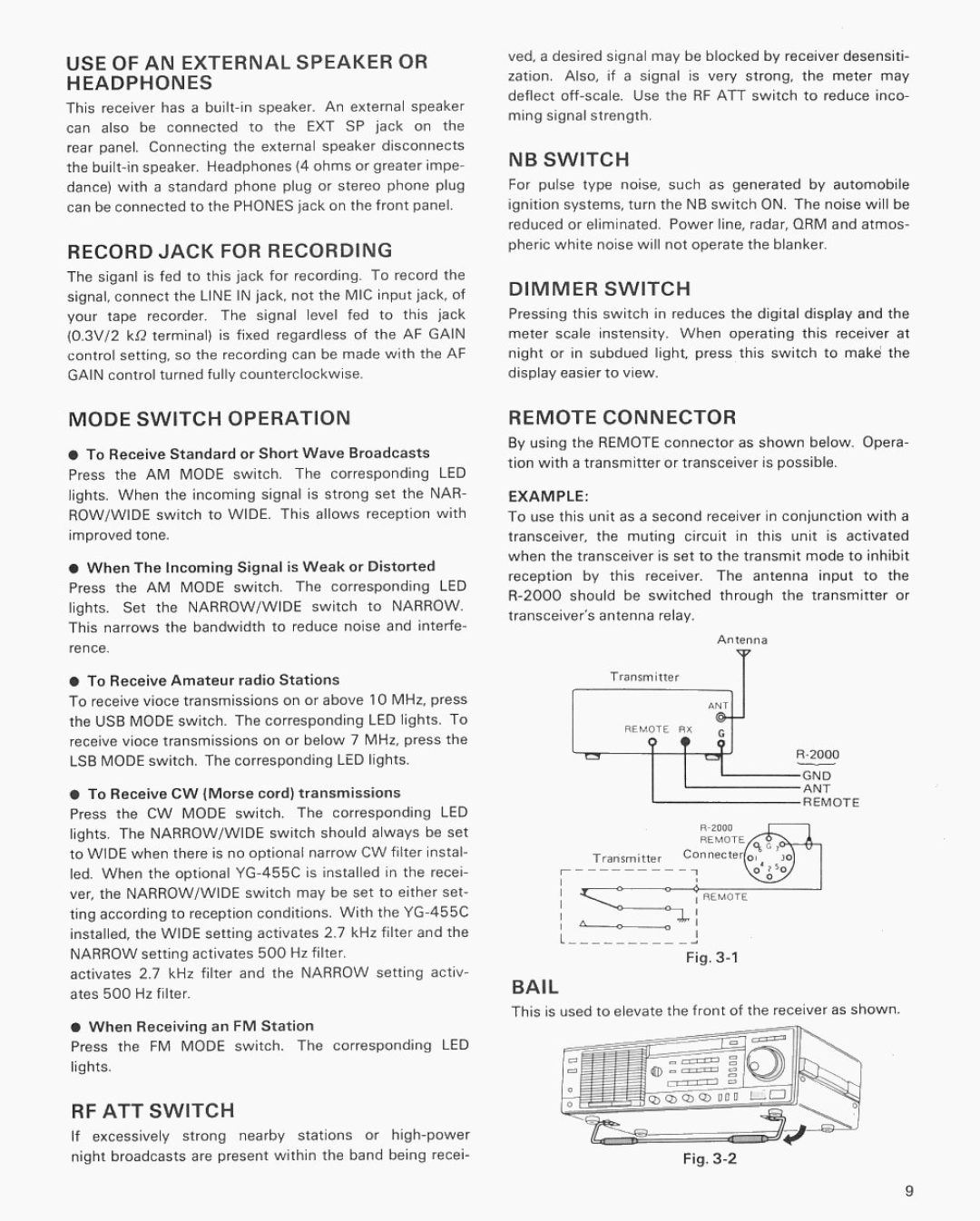 Kenwood R-2000 manual 