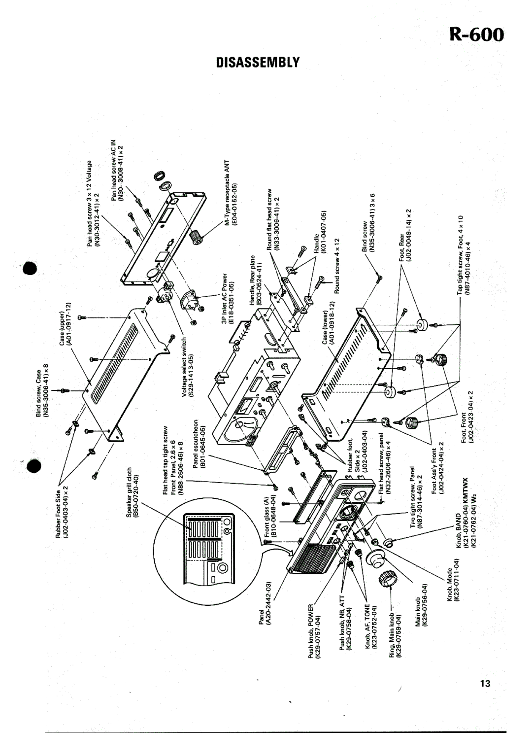 Kenwood R-600 manual 