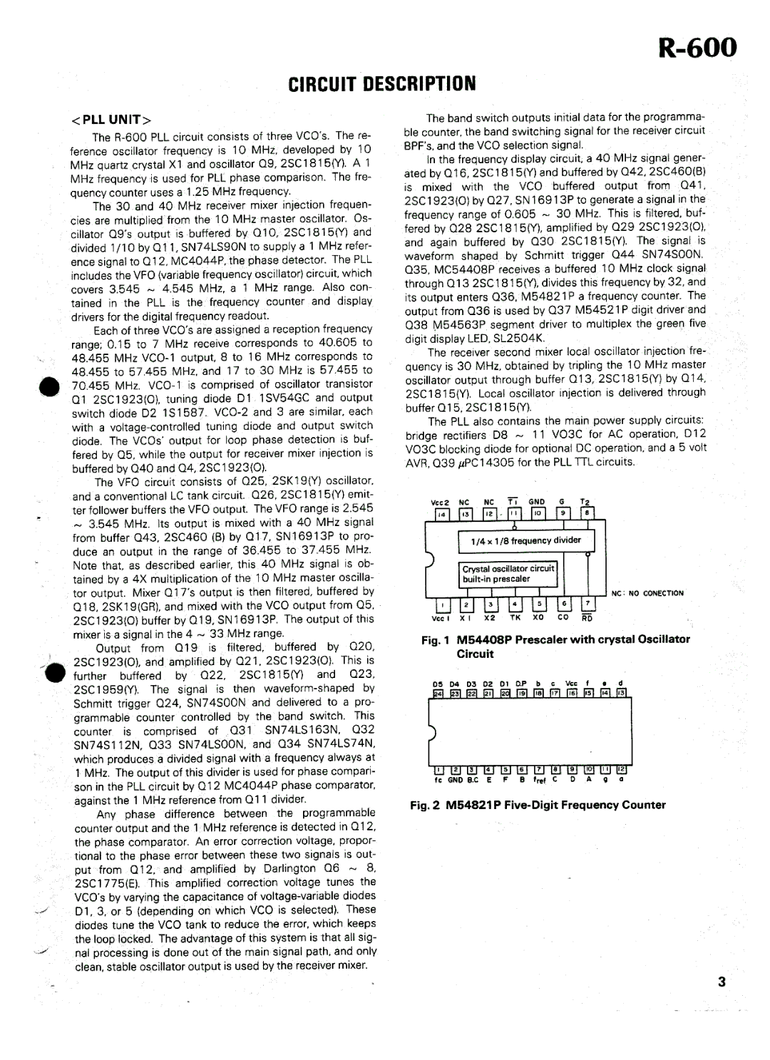 Kenwood R-600 manual 