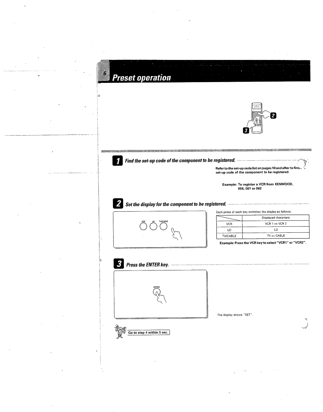 Kenwood RC-R0801 manual 