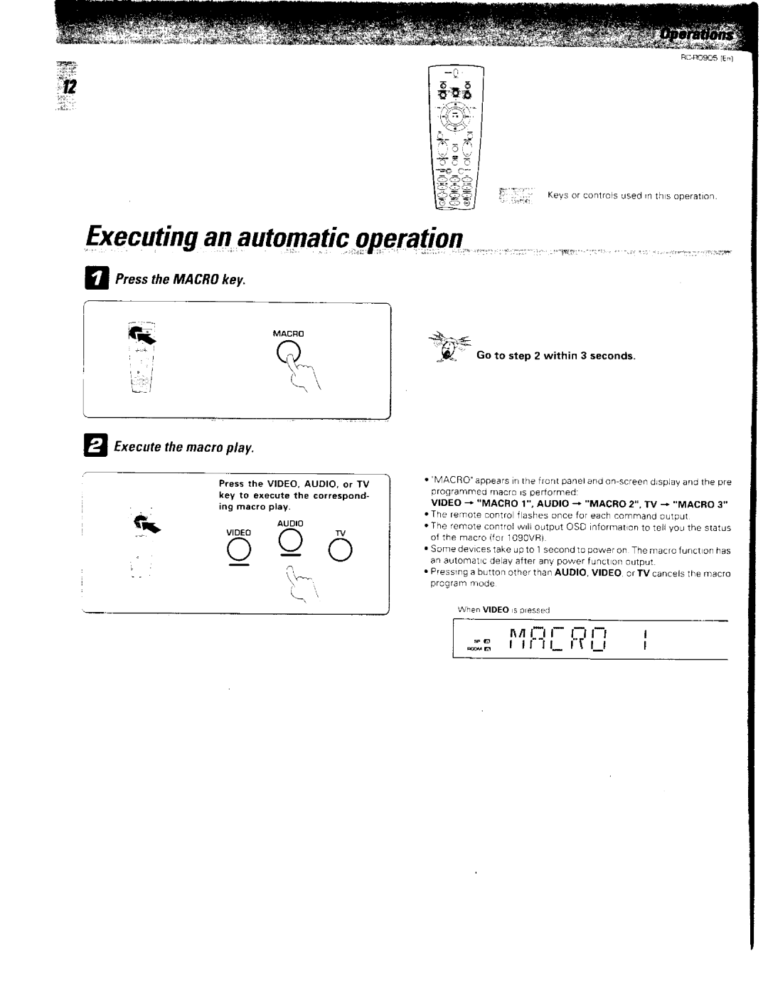 Kenwood RC-R0905 manual 