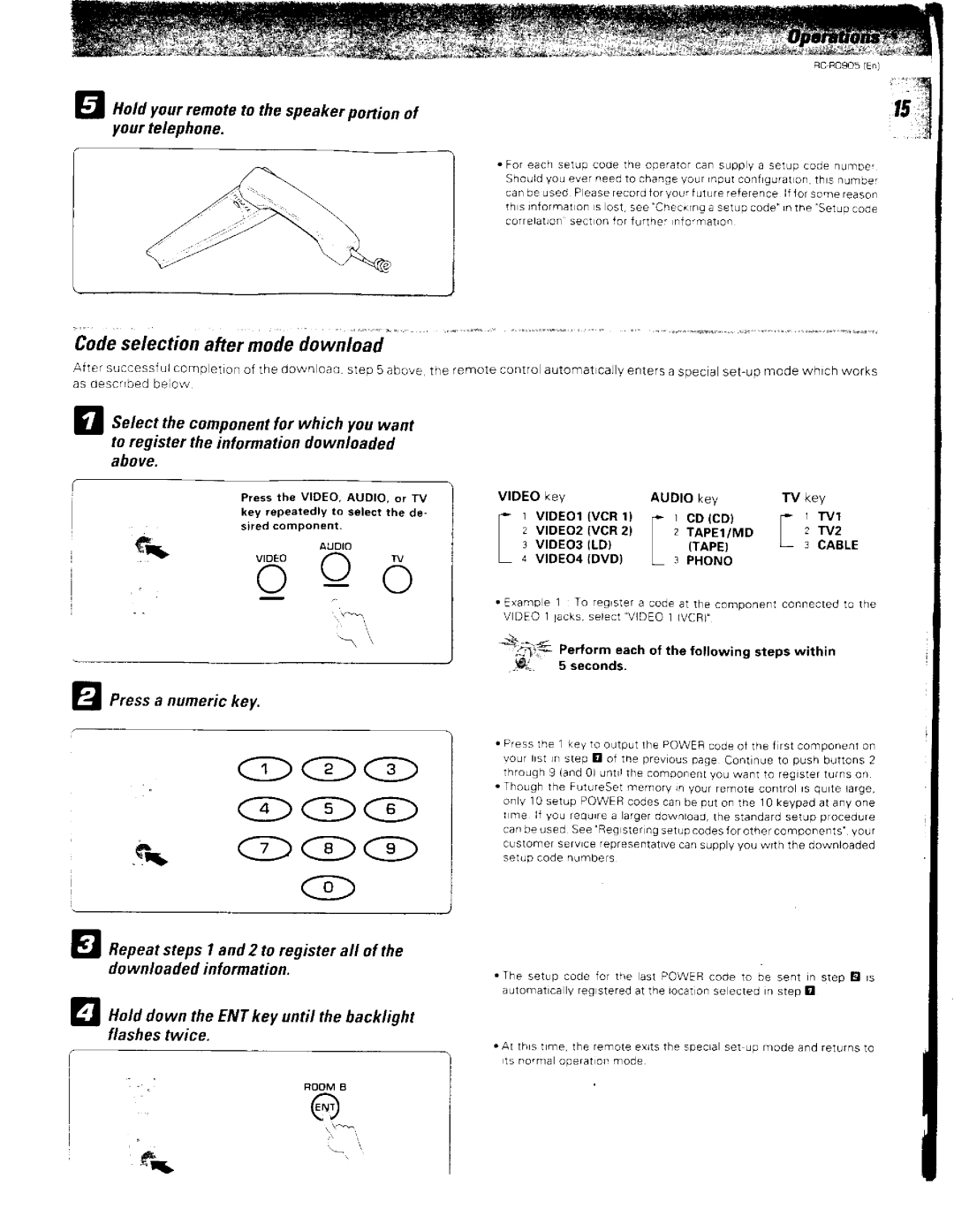 Kenwood RC-R0905 manual 