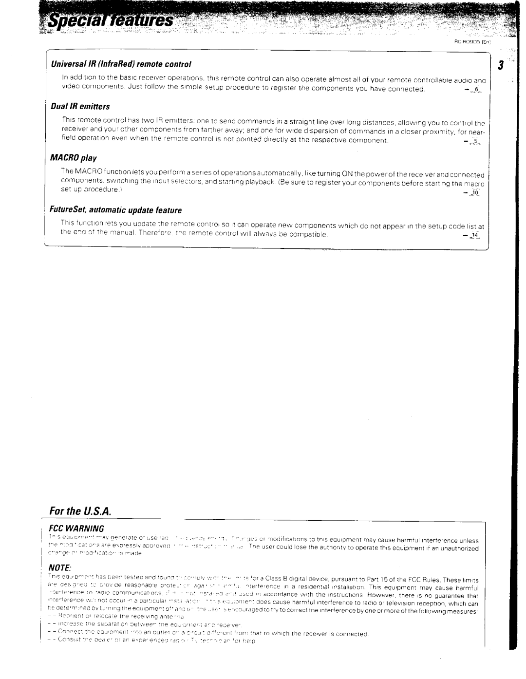 Kenwood RC-R0905 manual 