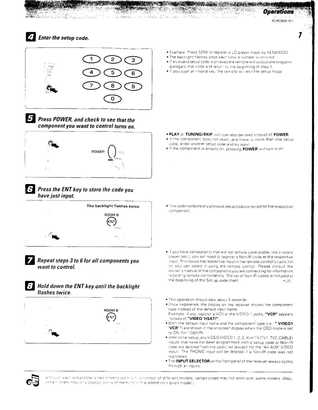 Kenwood RC-R0905 manual 