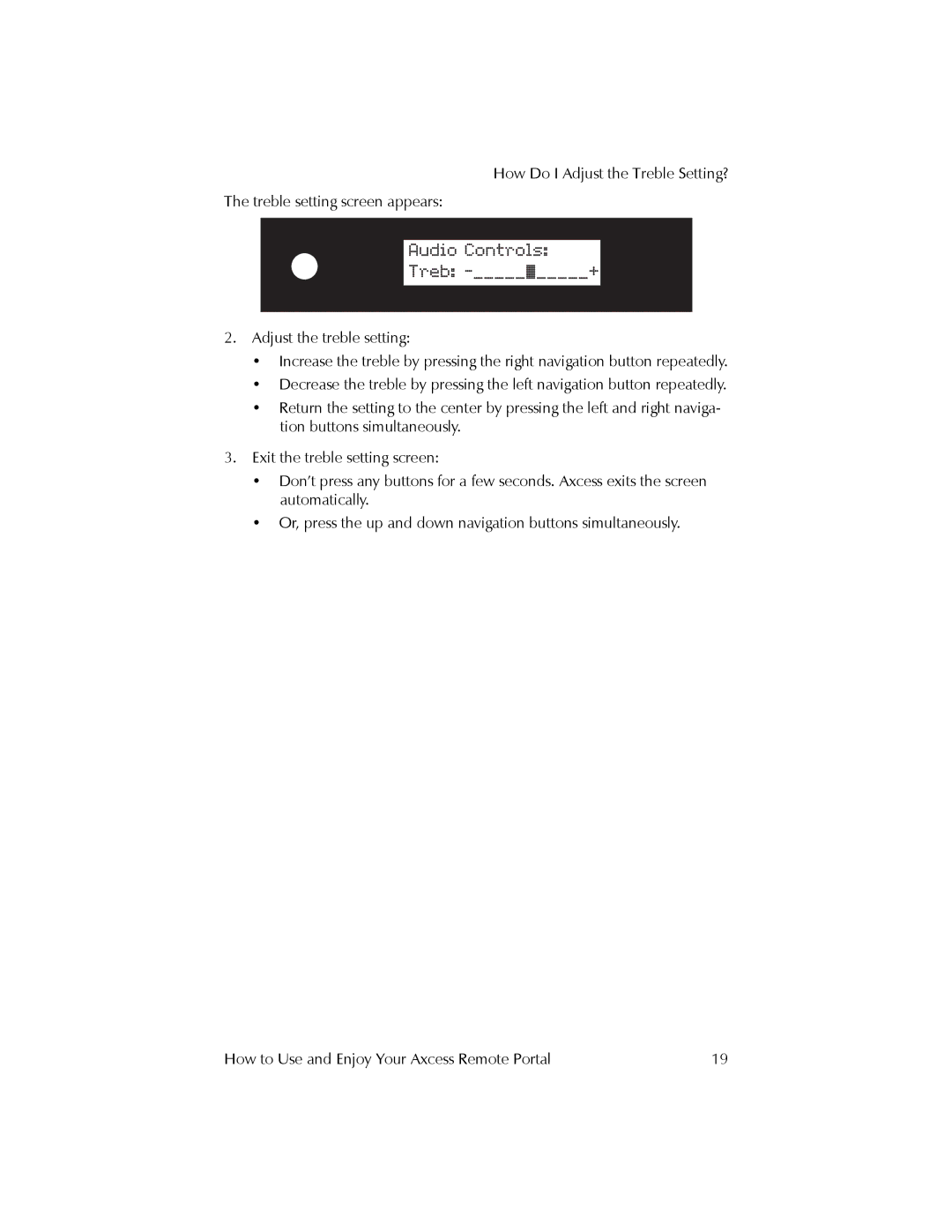 Kenwood REMOTE PORTAL AXCESS manual 