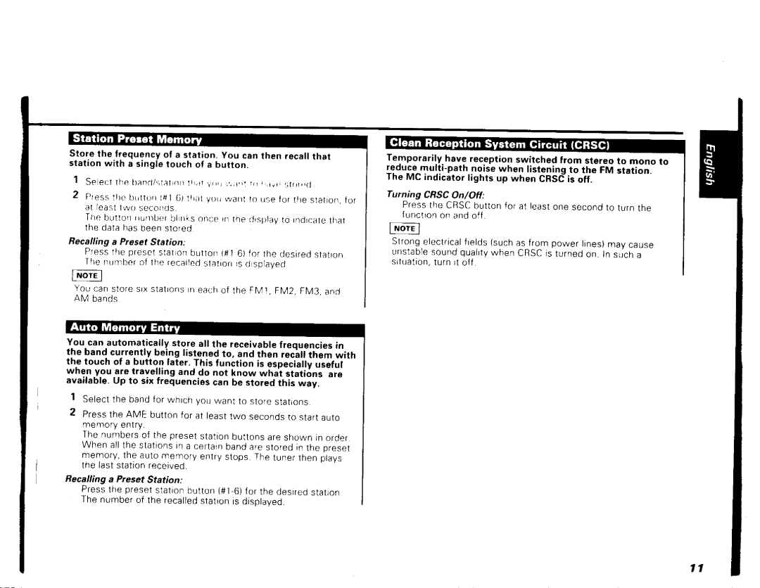 Kenwood SDC-S2007, SDC-S3007 manual 