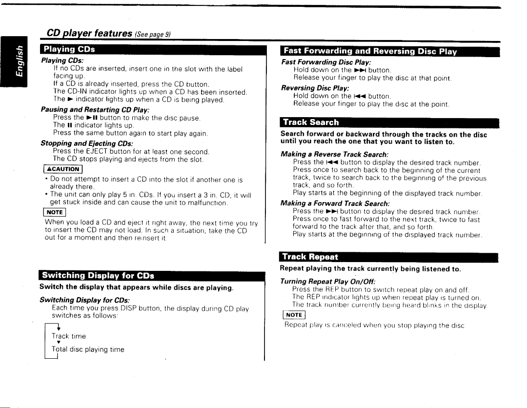 Kenwood SDC-S3007, SDC-S2007 manual 