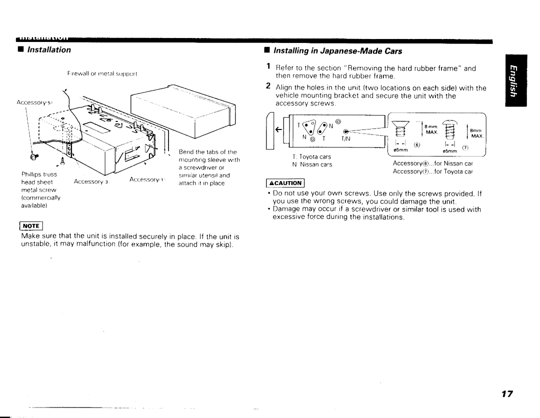 Kenwood SDC-S2007, SDC-S3007 manual 