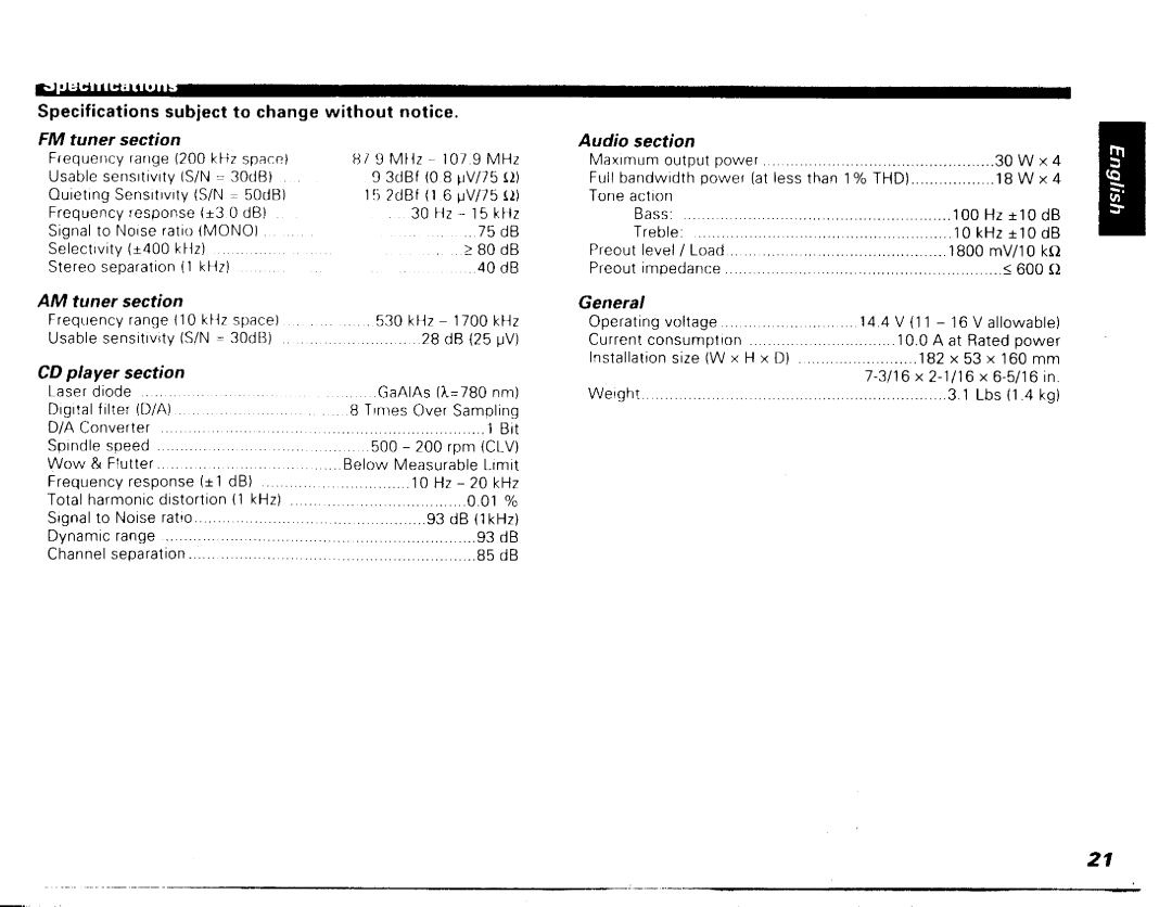 Kenwood SDC-S2007, SDC-S3007 manual 