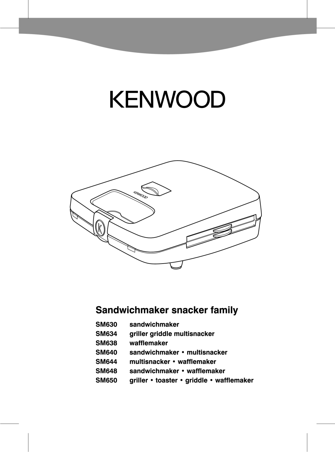 Kenwood SM640, SM638, SM644, SM630, SM648, SM650, SM634 manual 